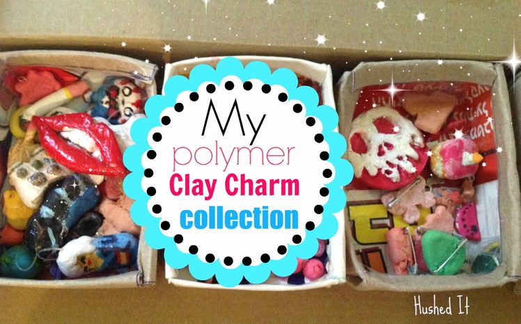 My polymer. cold porcelain clay charm collection 2015