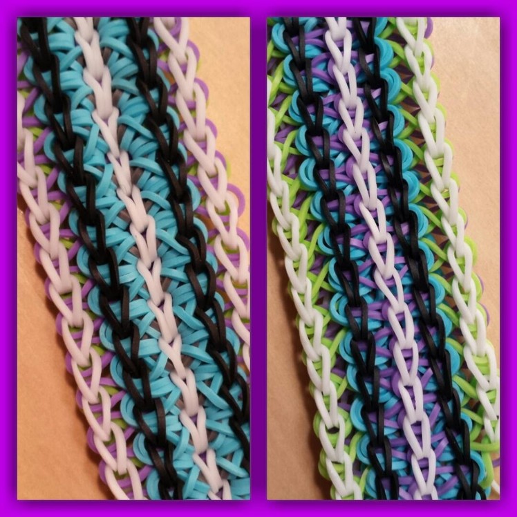 New "Five Spice" Rainbow Loom Bracelet.How To Tutorial