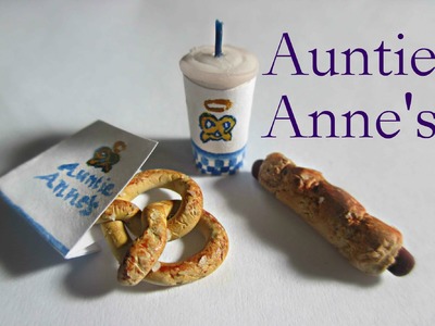 Polymer Clay Auntie Anne's Pretzels Tutorial (Miniature Mondays)