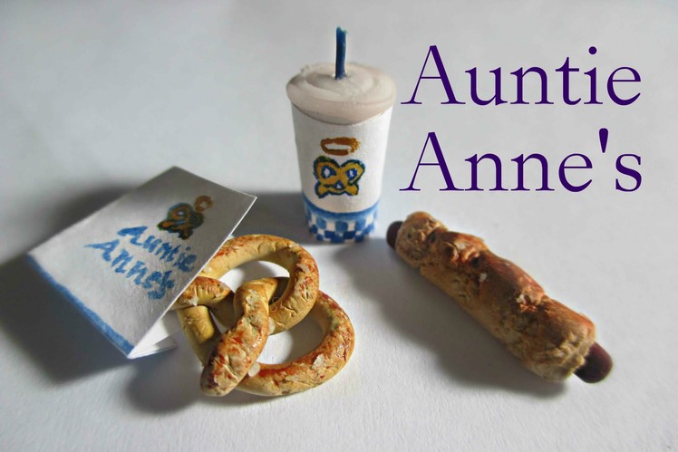 Polymer Clay Auntie Anne's Pretzels Tutorial (Miniature Mondays)
