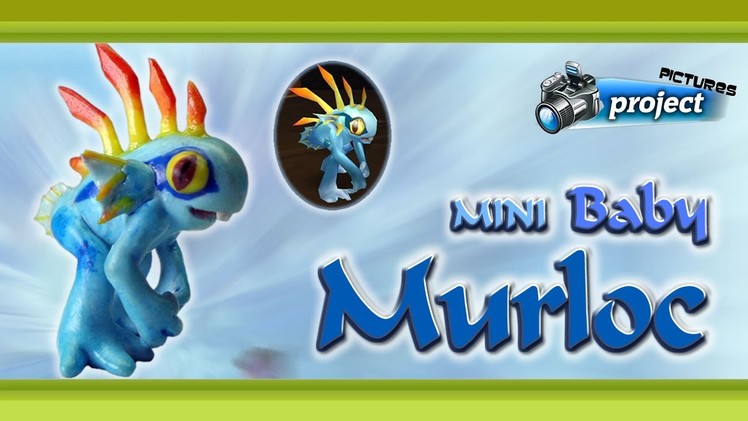 Polymer Clay Fimo - mini Baby Murloc - *project Pictures*