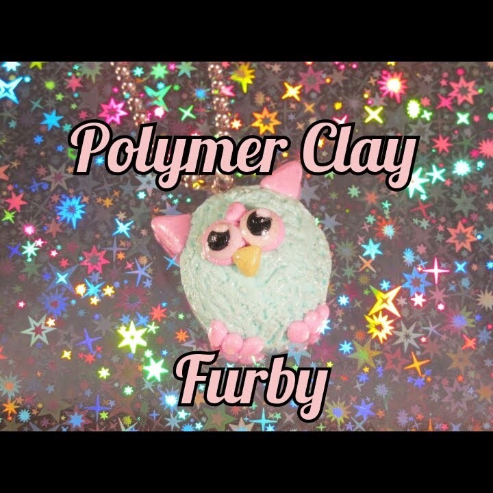 Polymer Clay Furby Charm