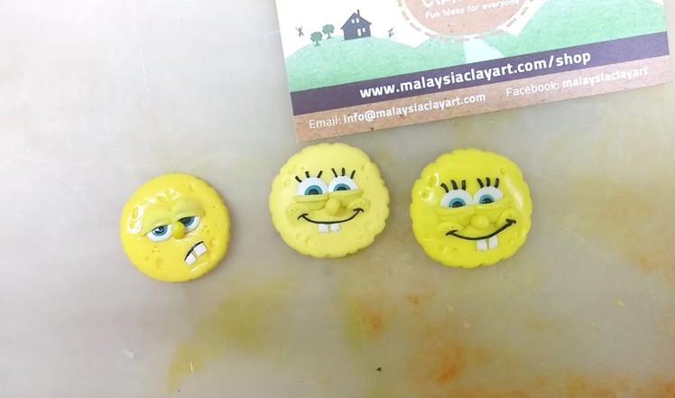 Polymer Clay Spongebob tutorial
