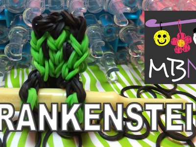 Rainbow Loom Frankenstein Monster Charm - Pencil Hugger #9