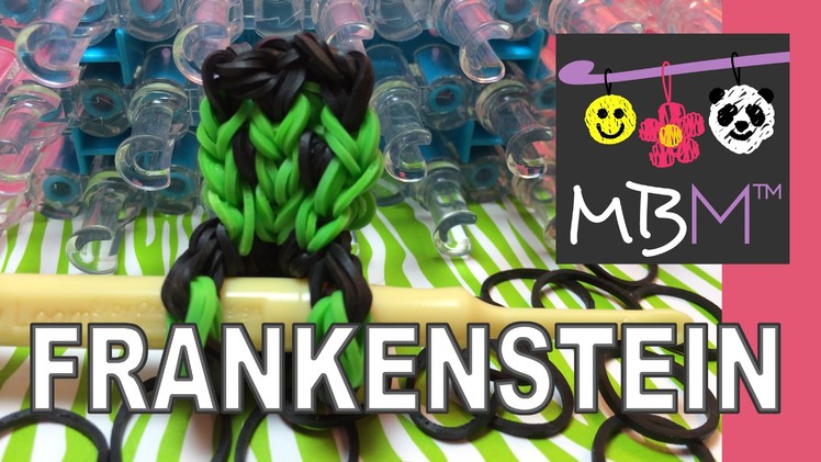 Rainbow Loom Frankenstein Monster Charm - Pencil Hugger #9