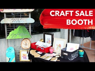 Sign Painting + Craft Sale Booth! | Paige Poppe