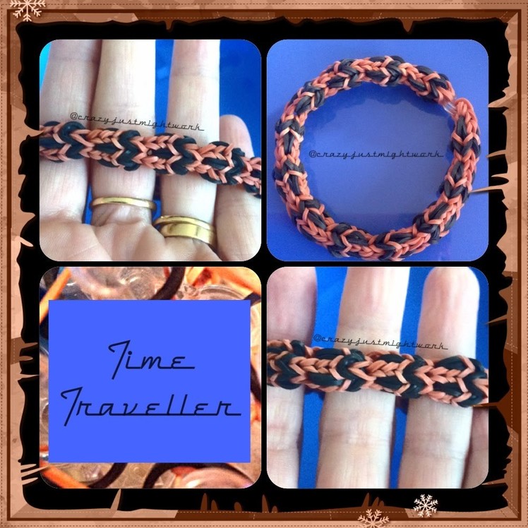 Time Traveller Bracelet Tutorial (Rainbow Loom or Monster Tail)