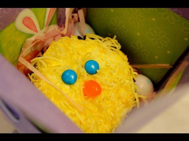 #6 Fuzzy Easter Chicken Cupcakes - How to make Baby Bird Cupcakes by 22do