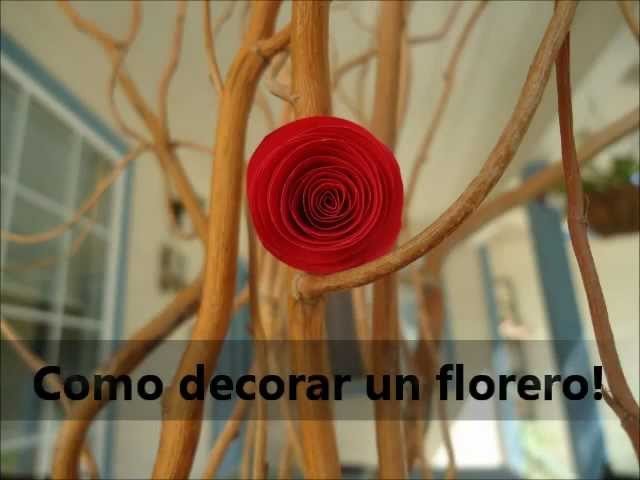 Como decorar un Florero