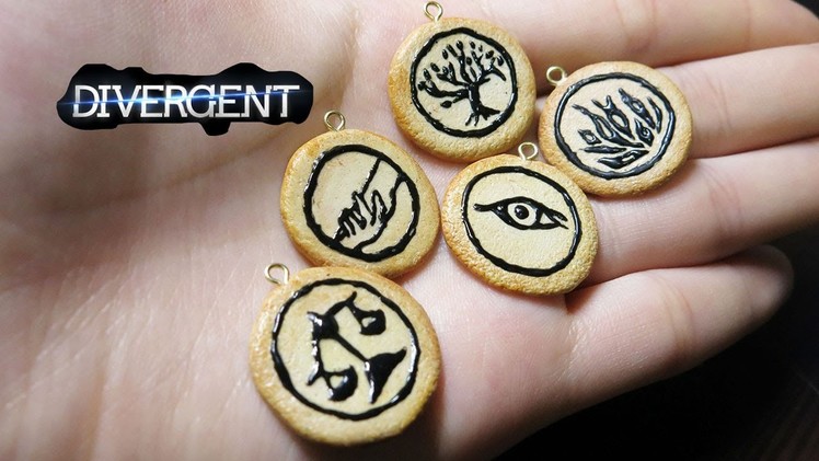 Divergent Faction Symbols Polymer Clay Tutorial + Annoucement