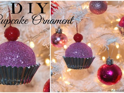 DIY Cupcake Ornaments for Christmas ❅ ❅
