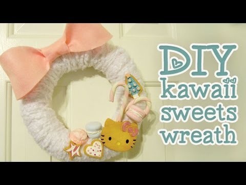 DIY Kawaii Sweets Wreath