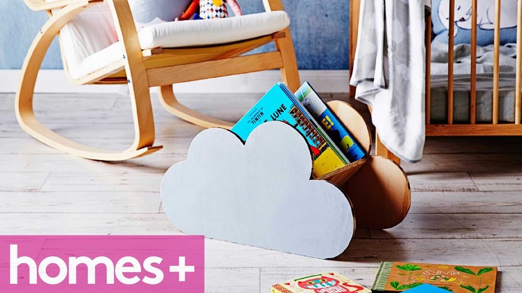 DIY PROJECT: Cloud book rack - homes+