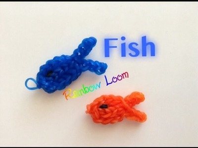 EASY Rainbow Loom Fish Charms