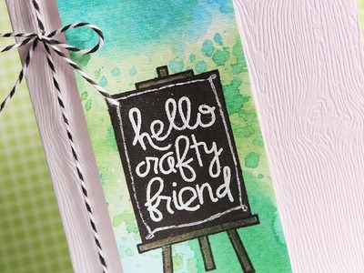 Hello Crafty Friend - Make a Card Monday #207