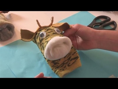 How To Create A Giraffe Sock Puppet
