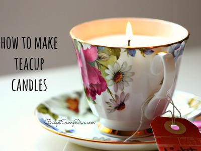 How to Make a Teacup Candle