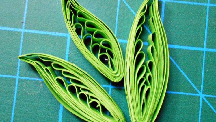 How To Make Quilled leaves by Comb. - DIY DIY Tutorial - Guidecentral