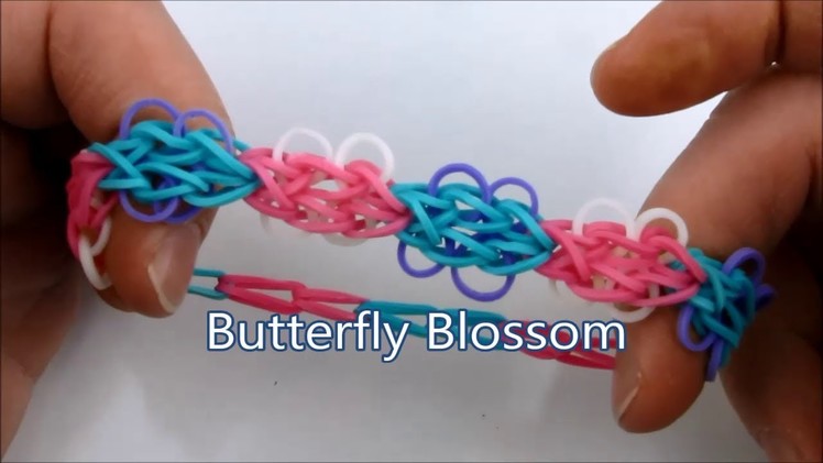 How to make the Butterfly Blossom bracelet on the Rainbow Loom