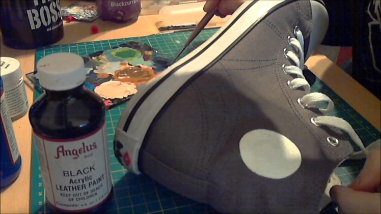 How to paint your own canvas shoes (The Matstar Way!!)