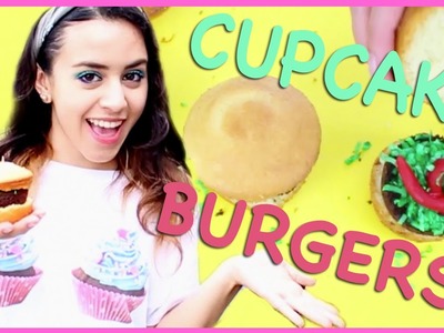 Mini Burger Cupcakes For Summer!