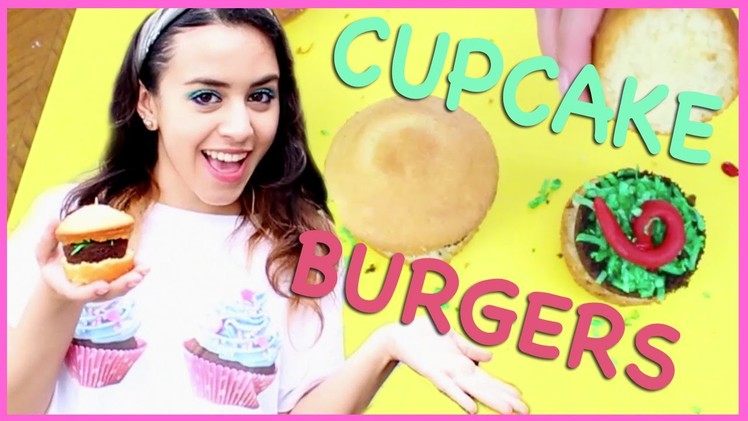Mini Burger Cupcakes For Summer!