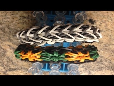 *NEW* How to Make a Rainbow Loom Liberty Starburst (Reversible Liberty Twist + Starburst in 1)