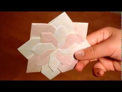 Origami Mandala Tamba-Tajá - not a tutorial