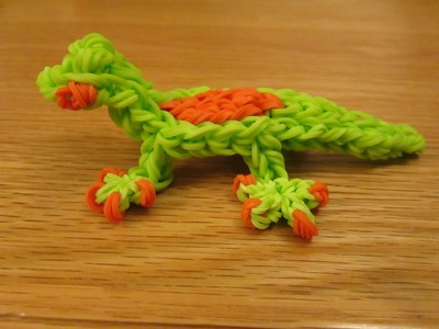 Rainbow Loom Gecko Lizard Charm. Gomitas