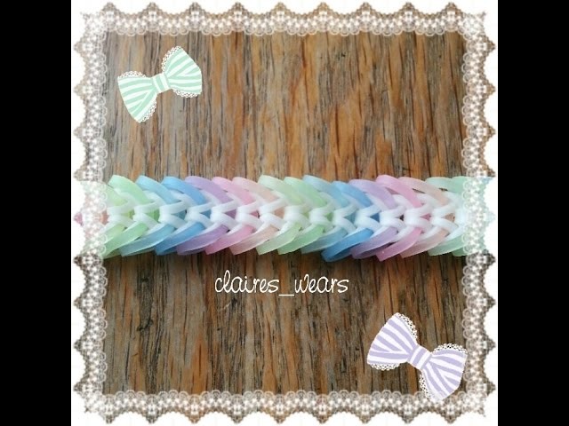 Rainbow Loom- Kawaii Bracelet (Original Design)
