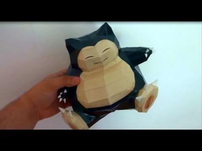 Snorlax Pokémon Paper Craft