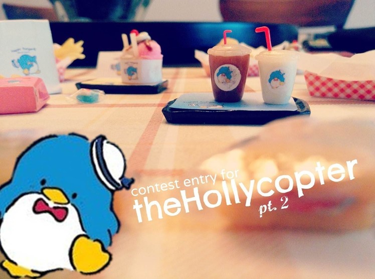 ♥ TheHollycopter Polymer Clay Contest Entry ("Happy Burger")♥