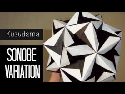 Tutorial Origami Ball. Kusudama (Sonobe Variation)