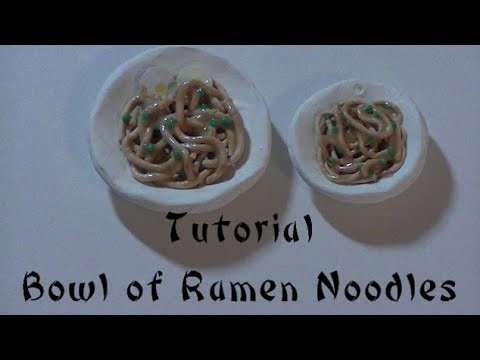 Tutorial: Polymer Clay Bowl of Ramen Noodles