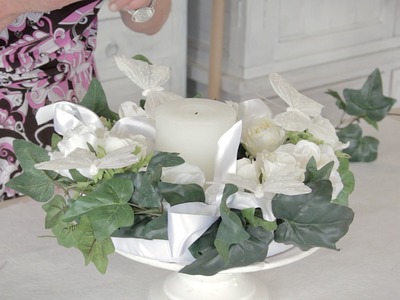 Wedding Floristry Tutorial: How to make a Wedding Table Wreath
