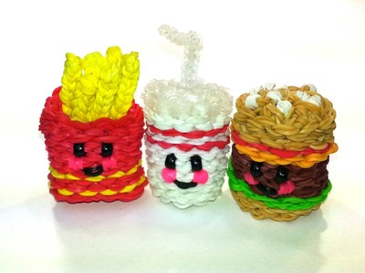 3-D Happy Soft Drink (Soda) Tutorial by feelinspiffy (Rainbow Loom)