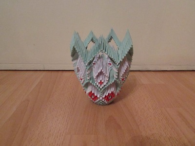 3D Origami Vase Tutorial #6