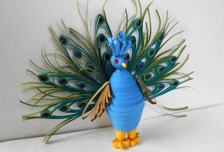 3D Quilling Peacock - Making Tutorial