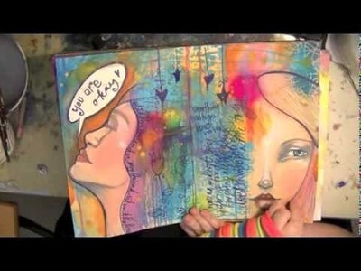 All about Art Journals - Mixed Media Art with Willowing