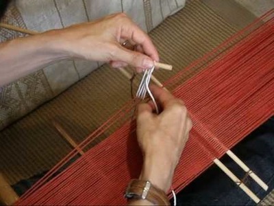 Backstrap Basics: Wide Warp, Heddles (2 of 4)