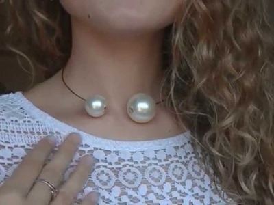 Chanel's double pearl DIY necklace