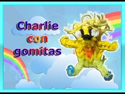Charlie de Hora de Aventuras con gomitas. Charlie Rainbow Loom. Adventure Time