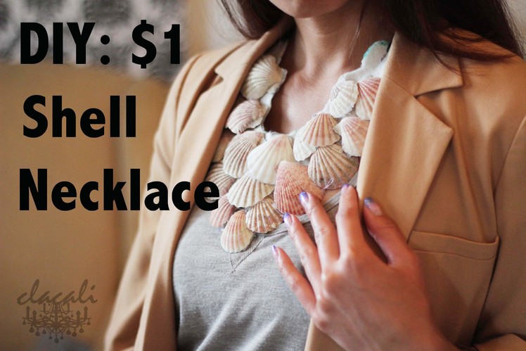 DIY: $1 Shell Necklace