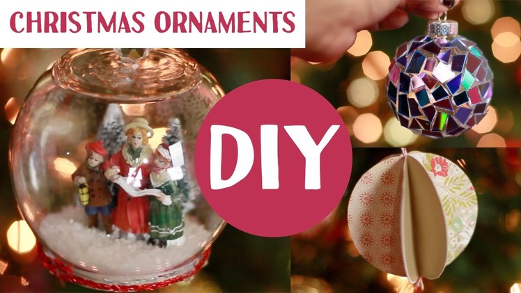 DIY Christmas Ornaments | Stephanie Nadia