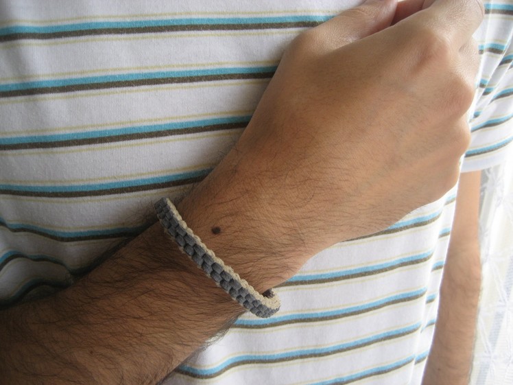 DIY Día del padre: pulsera macramé chico. Father's day: boy's bracelet