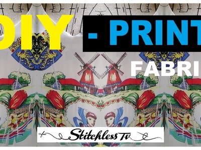 DIY fabric printing - Upcycle clothes