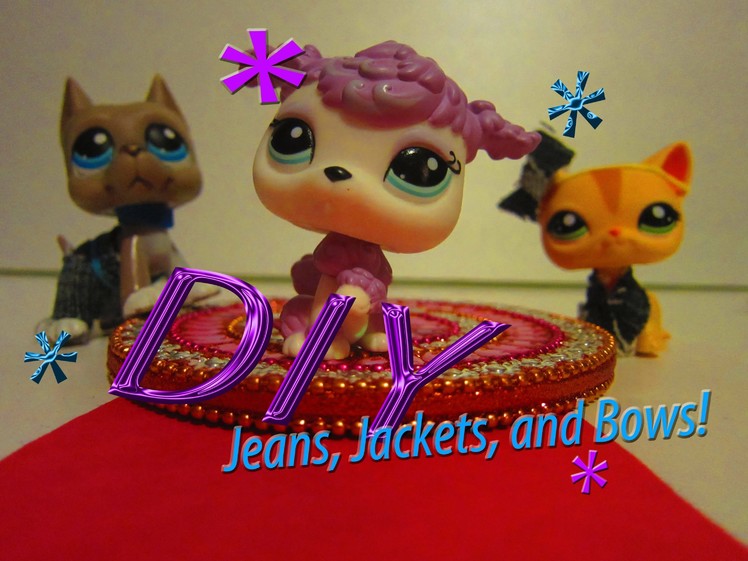 DIY: LPS Cloth (denim), Jacket, and Bow [NO SEW]