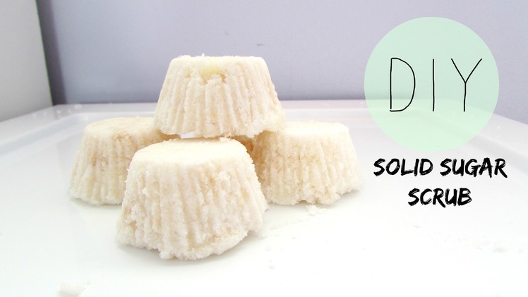 DIY: Solid Sugar Scrub
