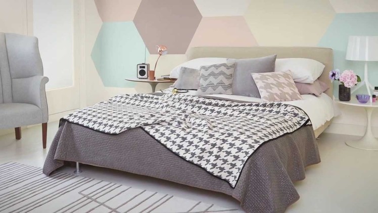 How to create a striking hexagonal paint design with Dulux
