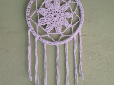 How To Crochet A Gorgeous White Dream Catcher - DIY Crafts Tutorial - Guidecentral